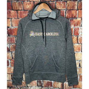 East Carolina Pirates Adidas Climawarm Drawstring Hoodie Women’s Small 8-10